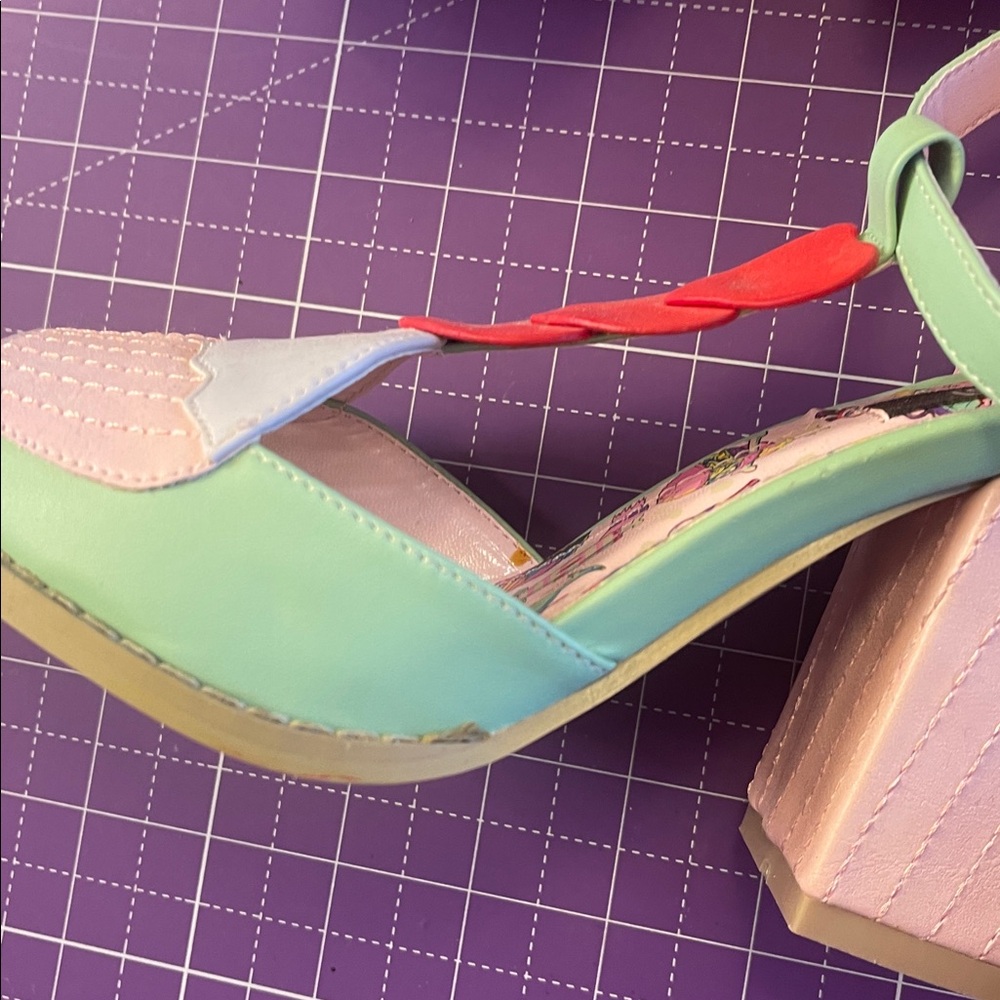 Iron Fist Multicolor Heart and Rainbow Heels - Picture 3 of 14
